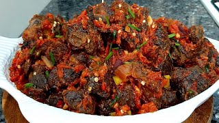HOW TO MAKE PERFECT PEPPERED BEEF RECIPE | NIGERIAN PEPPERED BEEF RECIPE