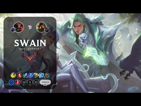 Swain Support vs Nautilus - EUW Grandmaster Patch 12.23