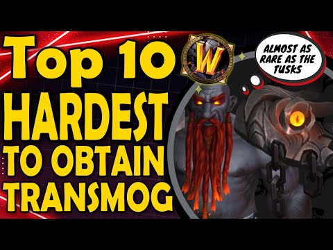 Top 10 Hardest to Obtain Transmogs