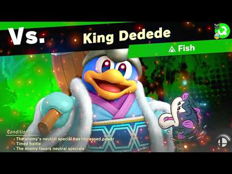 Super Smash Bros Ultimate World of Light: King Dedede vs Fish
