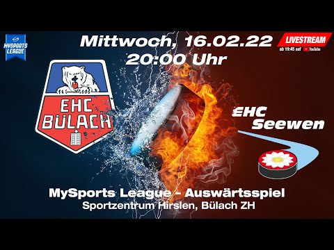 EHC Bülach vs. EHC Seewen - MySports League LIVE
