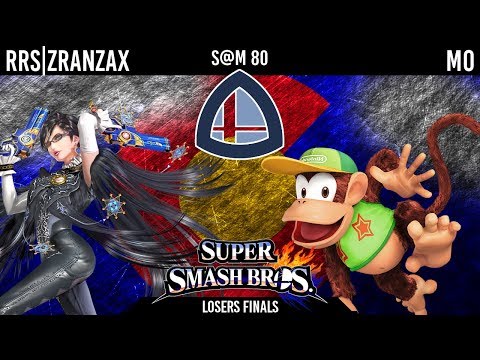 Sm4sh@Mines 80 - RRS|Zranzax (Bayonetta) Vs. Mo (Diddy Kong) - Losers Finals