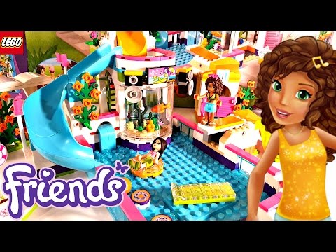 Lego Friends Heartlake Summer Pool 2017 Building Review 41313