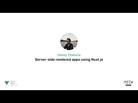 Server-Side Rendered Apps using Nuxt.js