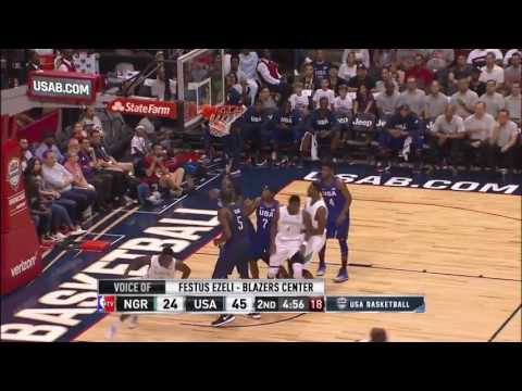 Chamberlain Oguchi 21 Pts   Highlights  USA vs Nigeria  August 1, 2016  USA Basketball Showcase