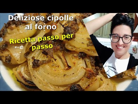 Deliziose cipolle al forno. Ricetta passo per passo.