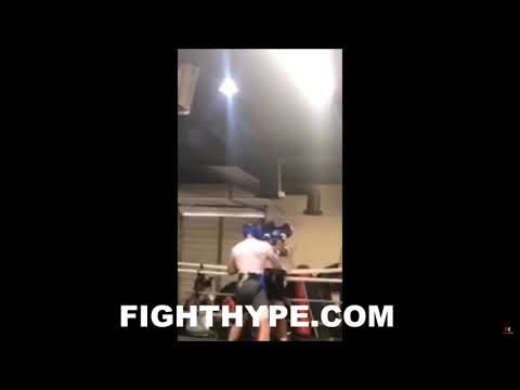 Ahmed Elbiali eats Caleb Plants body shots during heated sparring session, Full video in description