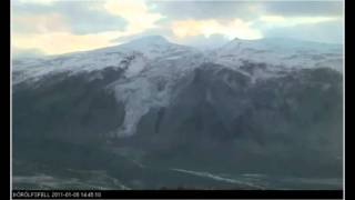 preview picture of video 'Eyjafjallajökull volcano Time Lapse.'