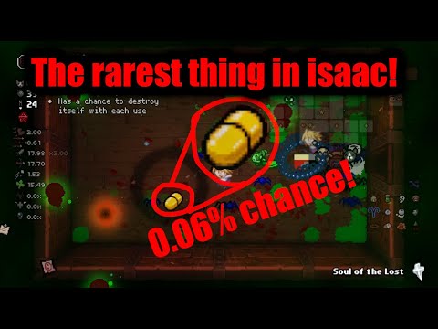 I got a gold horse pill in TBOI repentance!