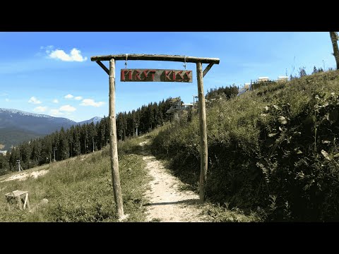 Bukovel Bike Park. Trail ''First Kiss'' 2019.