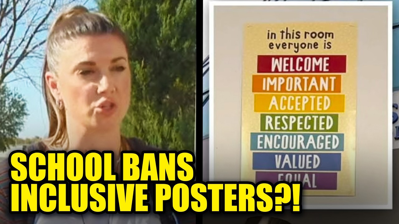 School Forces Teacher to Remove 'Everyone is Welcome Here' Poster