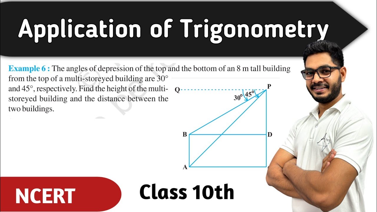 Class 10th Example 6 CH 9 || Some Applications Of Trigonometry || NEW NCERT || CBSE BY RAJEEV SIR