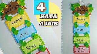 Download lagu Membuat Hiasan Kelas 4 KATA AJAIB / Dekorasi Kelas Kreatif / Hiasan Dinding Kelas mp3