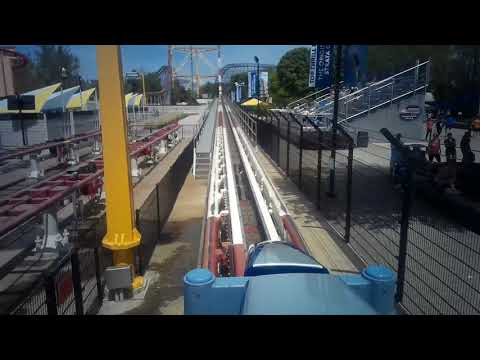 Top Thrill Dragster Front Seat POV Cedar Point 2021