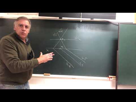 GEOMETRIA DESCRITIVA - Interseção entre Planos: Método geral