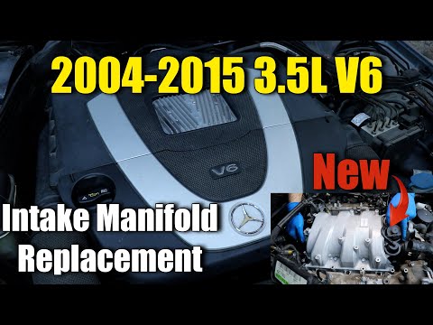 Mercedes Intake Manifold Replacement (Fast Method) C350/E35 3.5L M272 V6 Engine *W203*