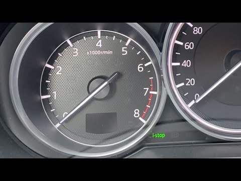 How to use Istop (start - stop function) to safe fuel and emissions Mazda CX-5 DIY