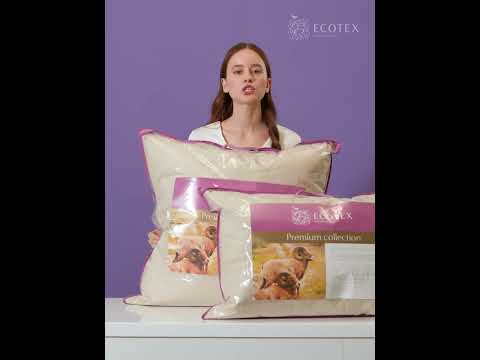 Миниатюра изображения товара Подушка для сна ECOTEX Золотое руно 50x70 / ПЗР57