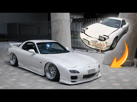 TRANSFORMING AN ABANDONED FD RX7 IN 15 MINUTES!!!