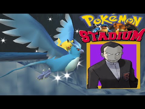 Pokemon Stadium Gym Leader Tower Guide - How to Beat Giovanni Elite Four BEST TEAM
