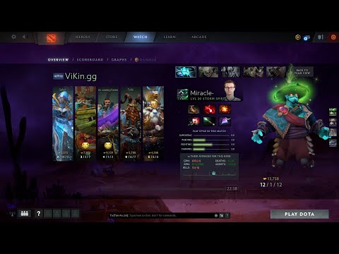 dota2sup Miracle-  Storm Spirit Vikin.gg vs Nigma  -WEPLAY! Bukovel Minor 2020