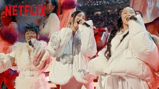 Download lagu EJAE, AUDREY NUNA, and REI AMI perform during Snoop’s Holiday Halftime Party | Netflix mp3