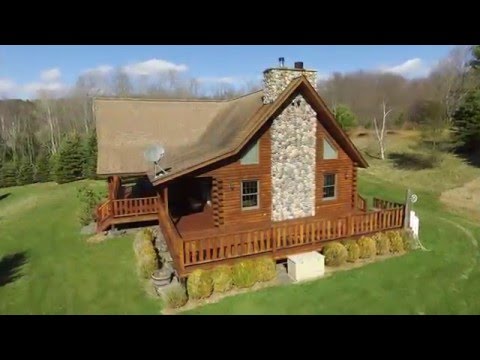 #36430 - Walton NY Log Home - 135 Acres