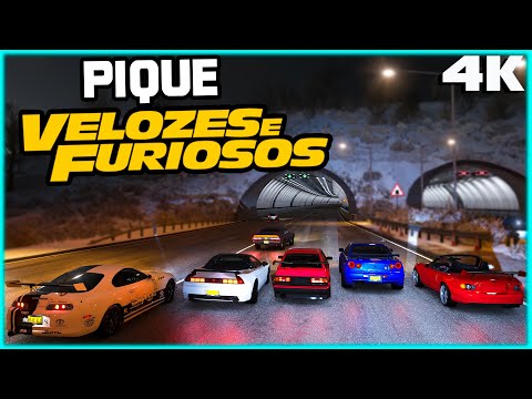 CORRIDA DE RUA VELOZES E FURIOSOS - FORZA HORIZON 4 GAMEPLAY 4K 60 FPS