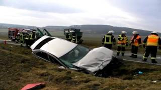 preview picture of video 'Schwerer Unfall in Elfershausen'