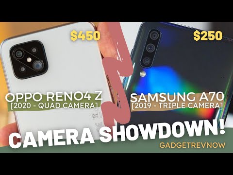 Oppo Reno4 Z 5G vs Samsung A70 camera comparison! Who will win?