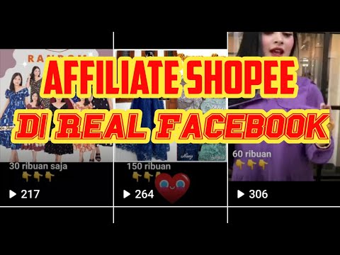 Cara Promosi Shopee Affiliate di Reels Facebook Banyak Klik