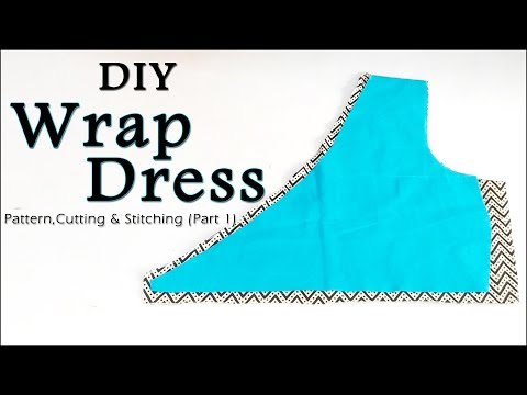 DIY Wrap Dress | How to make Wrap Dress (Easy Way Step...