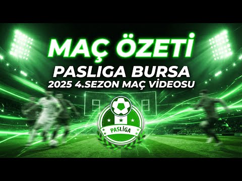 Pasliga Bursa 2025 4. Sezon Tiger Fc & Dost City