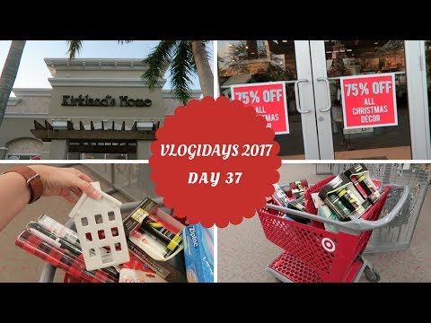 Christmas Clearance Shopping | Vlogidays 37 Video