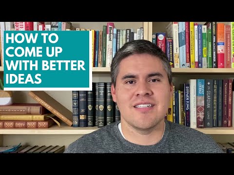 Do you want to come up with better ideas? Learn to Become an Idea Machine!