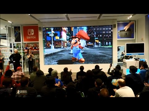 Nintendo Switch Presentation 2017 Live Reactions at Nintendo NY