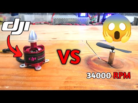 DJI 2212 920KV Motor VS Coreless Drone Motor!!