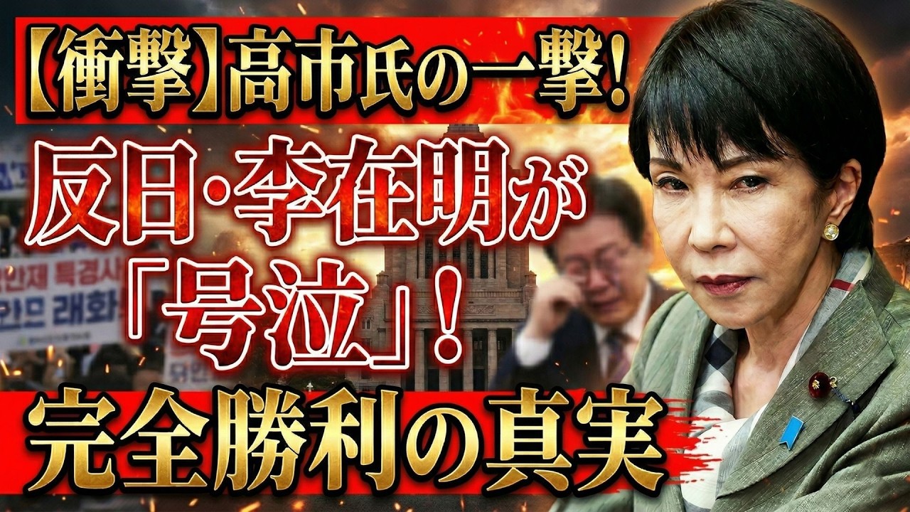 【日韓関係激変】支援要請の裏で高市早苗が極秘行動か、“本当の理由”に政界騒然――封印された舞台裏が今明らかに！