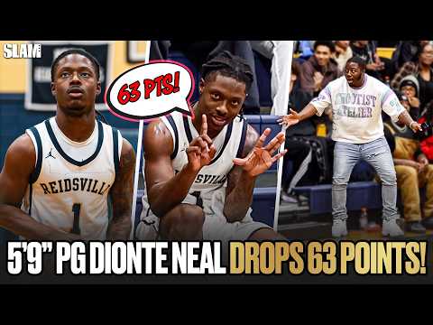 5'9" PG Dionte Neal Breaks Scoring Record with 63 PTS in 32 Minutes 🚨🔥