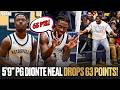 5 9 PG Dionte Neal Breaks Scoring Record With 63 PTS In 32 Minutes