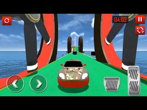 Mega Ramp Car Stunts Racing  Impossible Tracks 3D #3   Android Gameplay