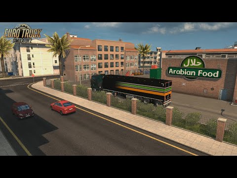 Euro Truck Simulator 2: 1.37 + ProMods 2.46 + Rusmap 2.1 + Middle East 2.46: Mitzpe Ramon-Haql #127