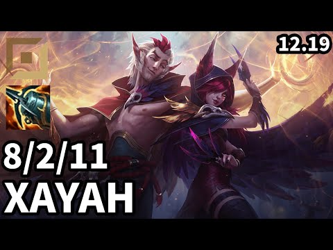 Xayah ADC vs Yasuo - Ranked Master - Patch KR 12.19