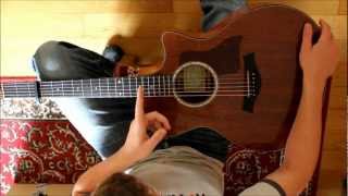 How To Play &quot;These Waters&quot; By Ben Howard (guitar lesson / tutorial)