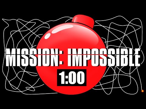 1 Minute Timer Bomb [MISSION IMPOSSIBLE] 💣