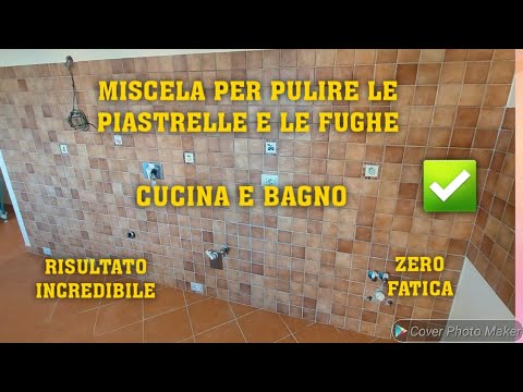 MIXTURE FOR CLEANING TILES AND GROUTS✨️INCREDIBLE RESULT✅️🔝😲 #tiles #grouts #floor