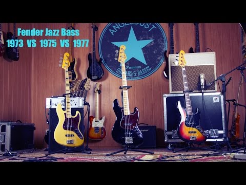 Fender Jazz Bass Vintage 1973,1975,1977 Review Comparison | fb.com/angeldust.guitars