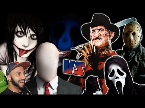 Creepypastas vs Slashers. Batalla Final de Rap | Keyblade | REACCION | REACTION