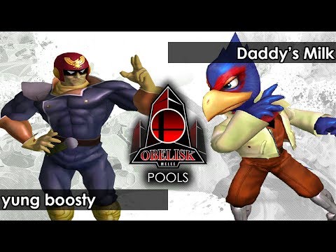 Melee: yung boosty (Falcon) V Daddy's Milk (Falco) - Obelisk 53 Tournament SSBM
