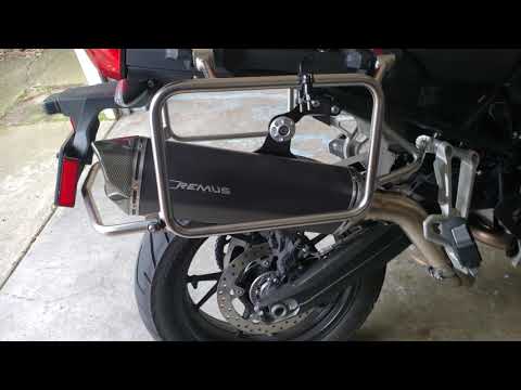 Remus blackhawk exhaust IDLE sound on BMW F750GS